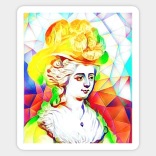 Frances Burney Portrait | Frances Burney Artwork 6 Sticker